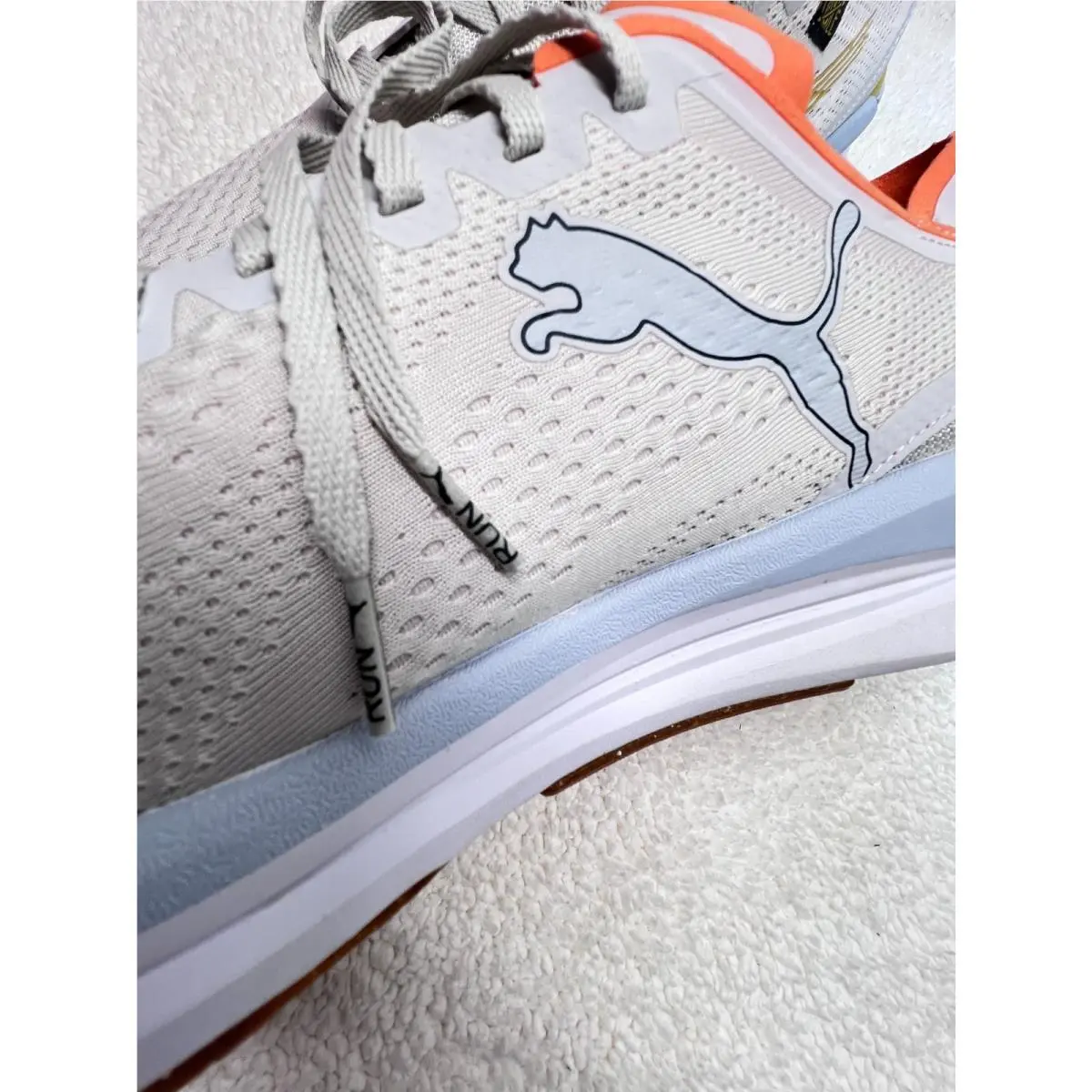 Puma shoes - PUMA  X First Mile Electrify Nitro Running - 376593-01 - White Nimbus Cloud-Bamboo 1