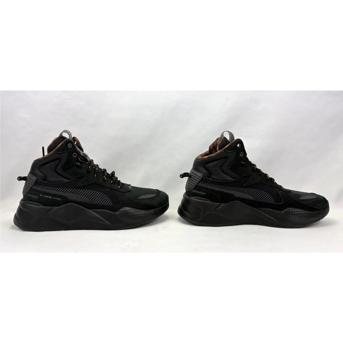 Puma shoes - Puma RS-X Mid Black Ice - 405731 01 - PUMA Black-Dark Coal-Brown Mushroom (UPC: 198555548266) 2