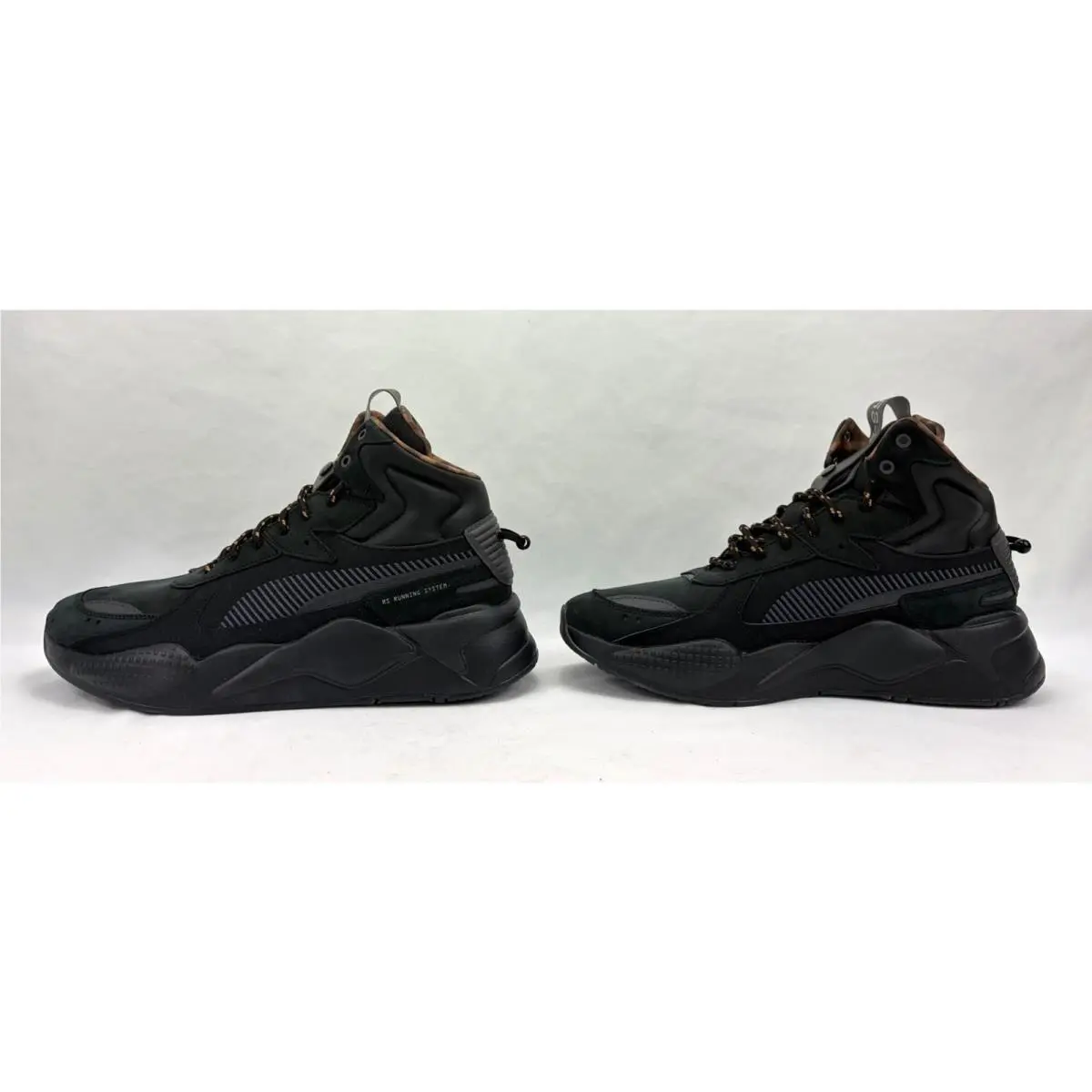 Puma shoes - Puma RS-X Mid Black Ice - 405731 01 - PUMA Black-Dark Coal-Brown Mushroom (UPC: 198555548266) 4