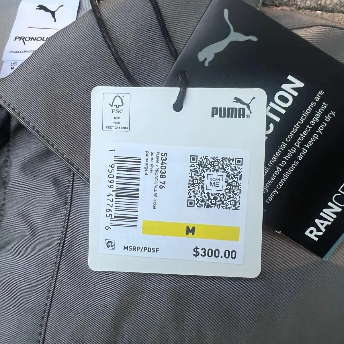 Puma clothing - PUMA x PRONOUNCE Woven Jacket - Silver 9