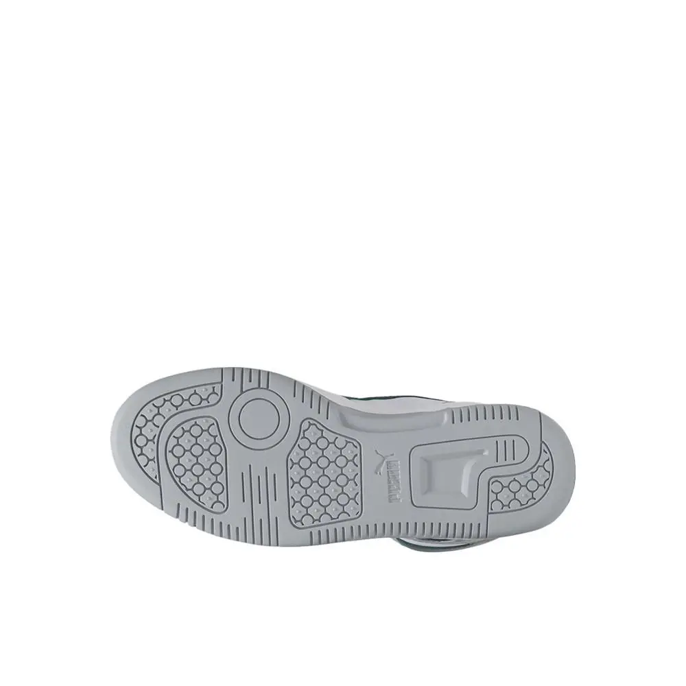 Puma shoes - PUMA Rebound Layup Mid Lace Up  Youth - 37048633 - Grey, White (UPC: 197646411014) 3