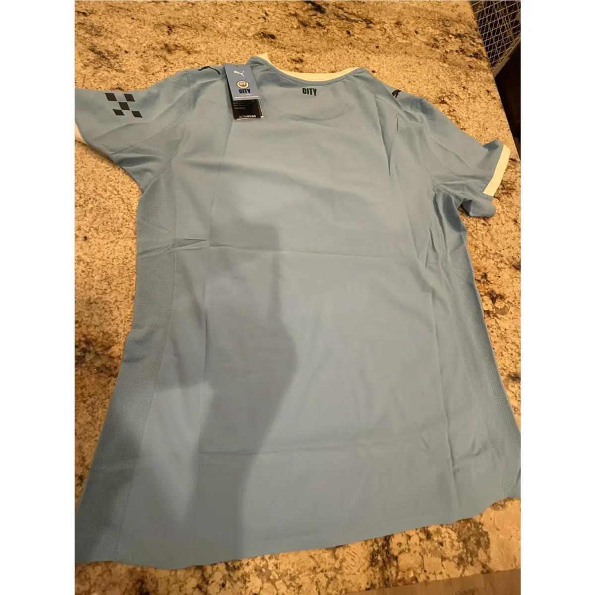 Puma clothing - PUMA Manchester City F.C. Crew Neck Short Sleeve Home Soccer Jers - 78033601 - Blue 1