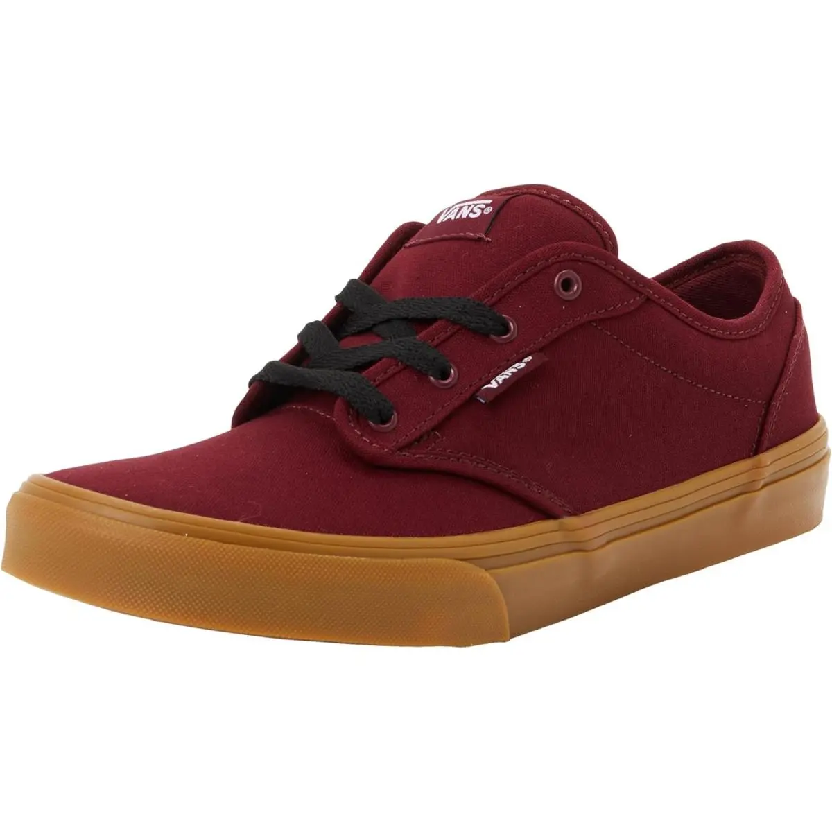 Vans Kids` Atwood Sneakers - Canvas Black/White