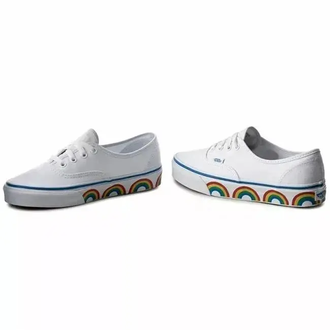 Vans shoes - VANS Authentic - Authentic - White/ Rainbow 7