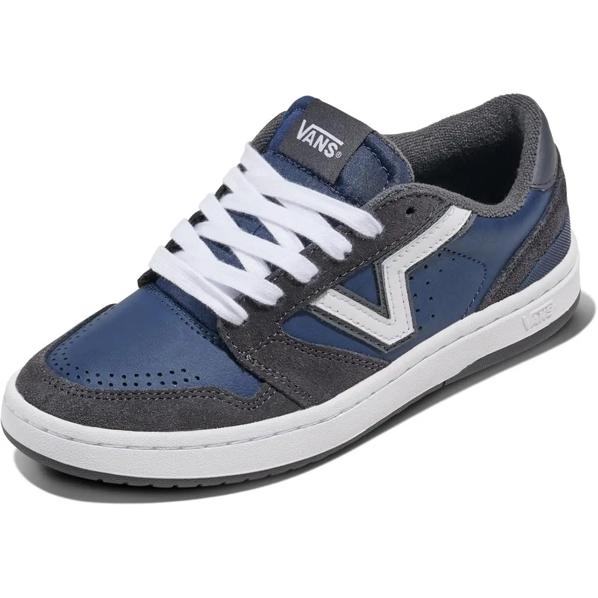 Vans Unisex Adult Lowland 2.0 Shoe - `80S Retro Court Sneakers For Men Women - Marshmallow/True White