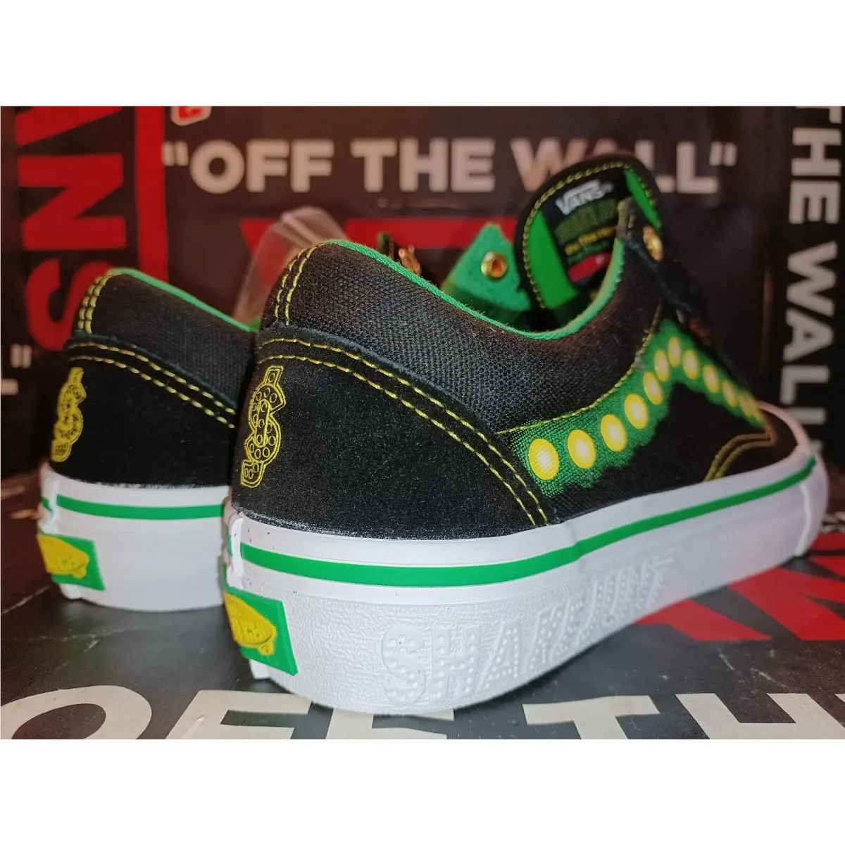 Vans shoes - Shake Junt - Shake Junt - VNOA45JC0V4 - Black/Green/White 4