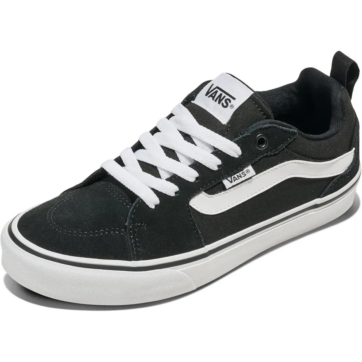 Vans Women`s Filmore Low Top Shoe - Suede/Canvas Black/White