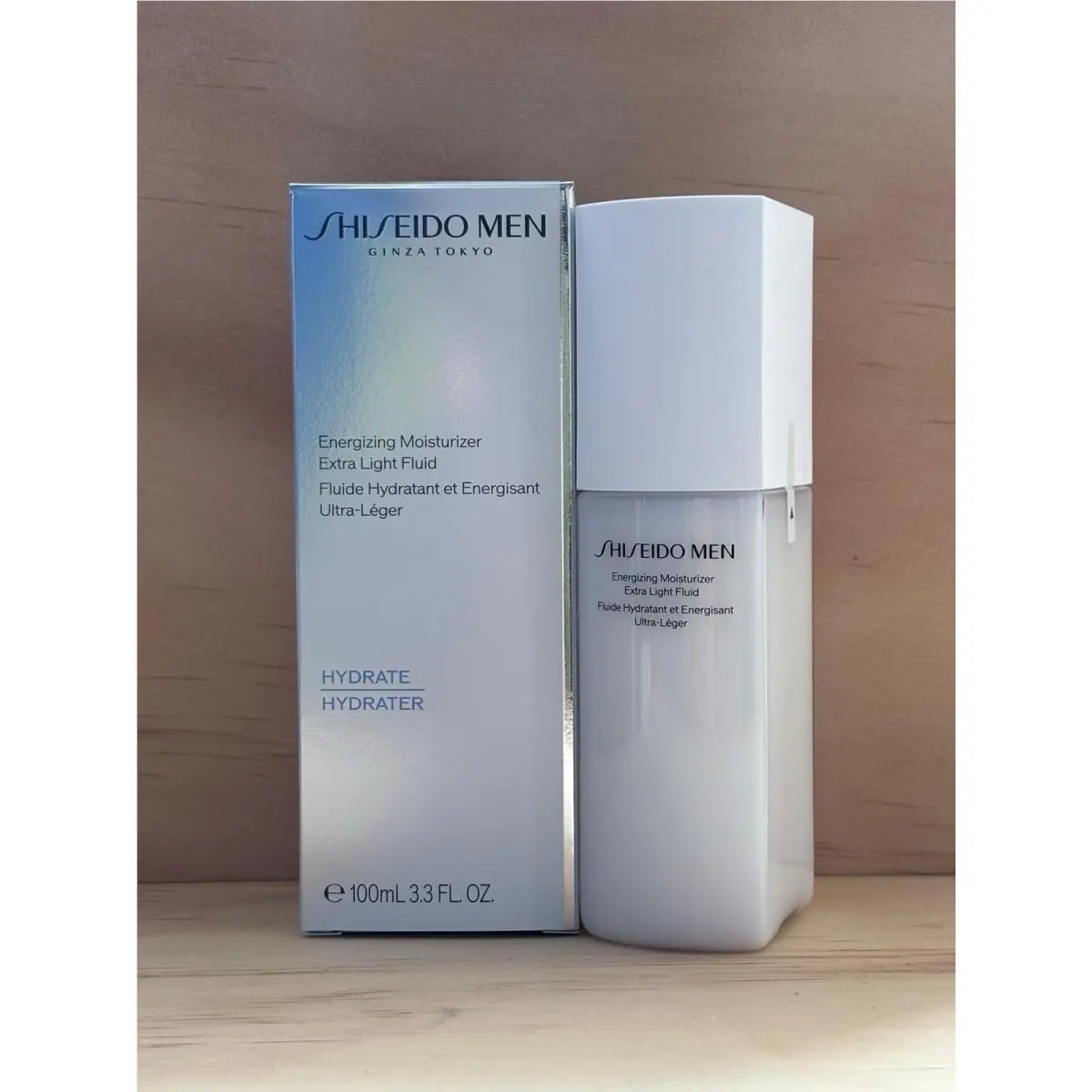 3 x Shiseido Men Energizing Moisturizer Extra Light Fluid Hydrate 3.3Oz 3 Pics