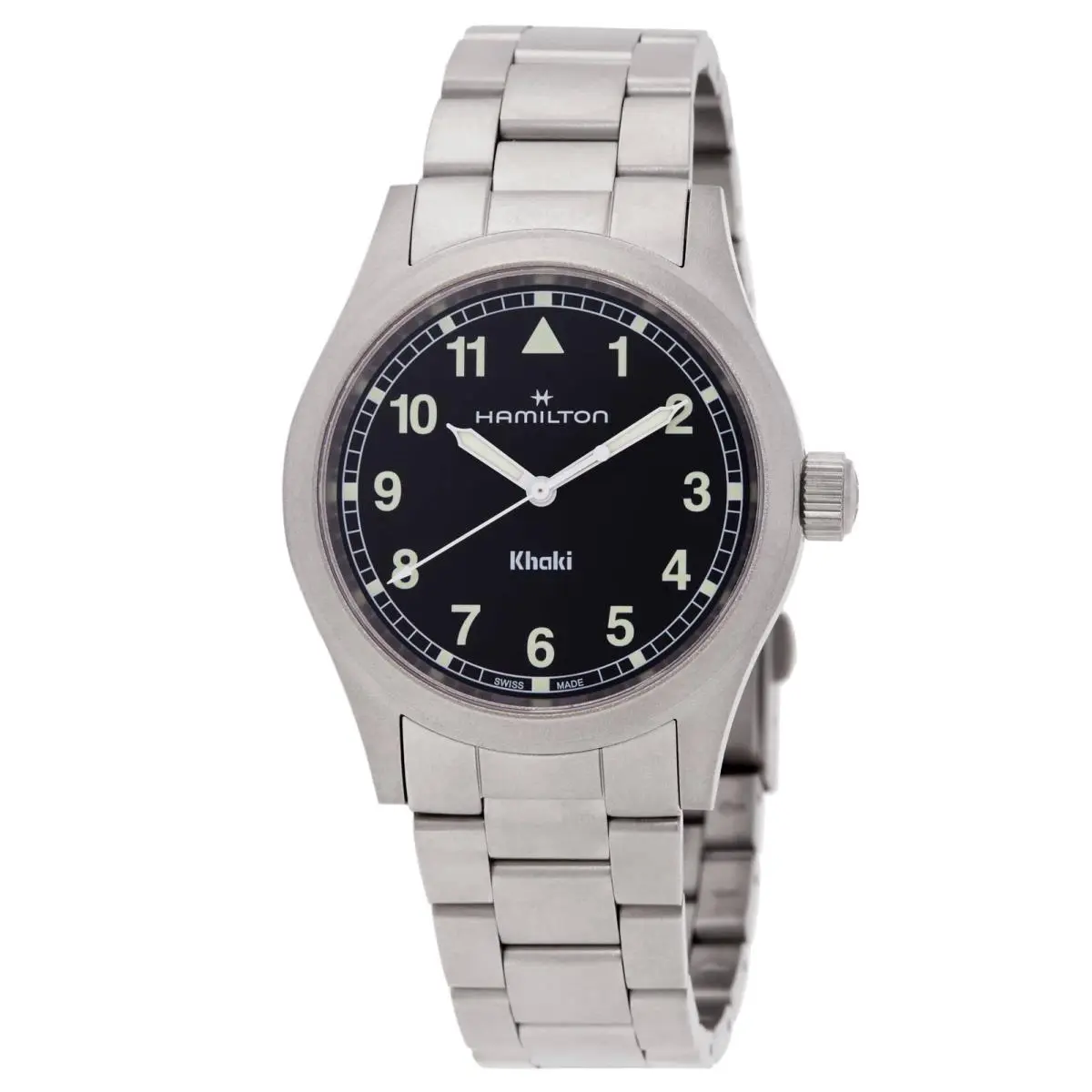 Hamilton Khaki Navy Scuba Automatic Black Dial Watch H82415330 - Dial: Black, Band: Black, Bezel: Silver-tone