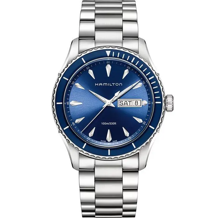 Hamilton Jazzmaster h37551141 Men`s Watch with Silver Stainless Steel