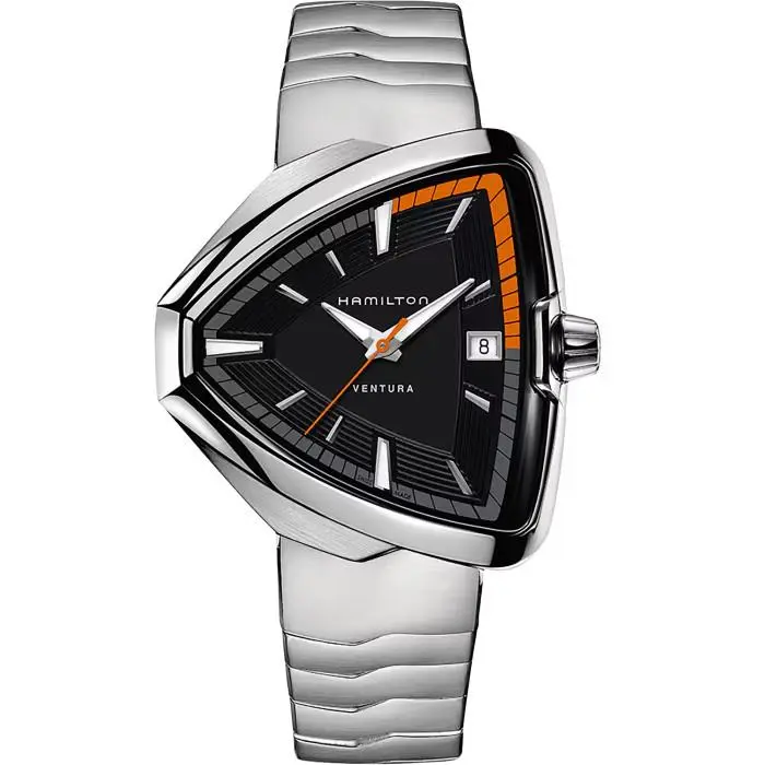 Hamilton Ventura Quartz Dress Watch Mens H24551131 44mm Watch