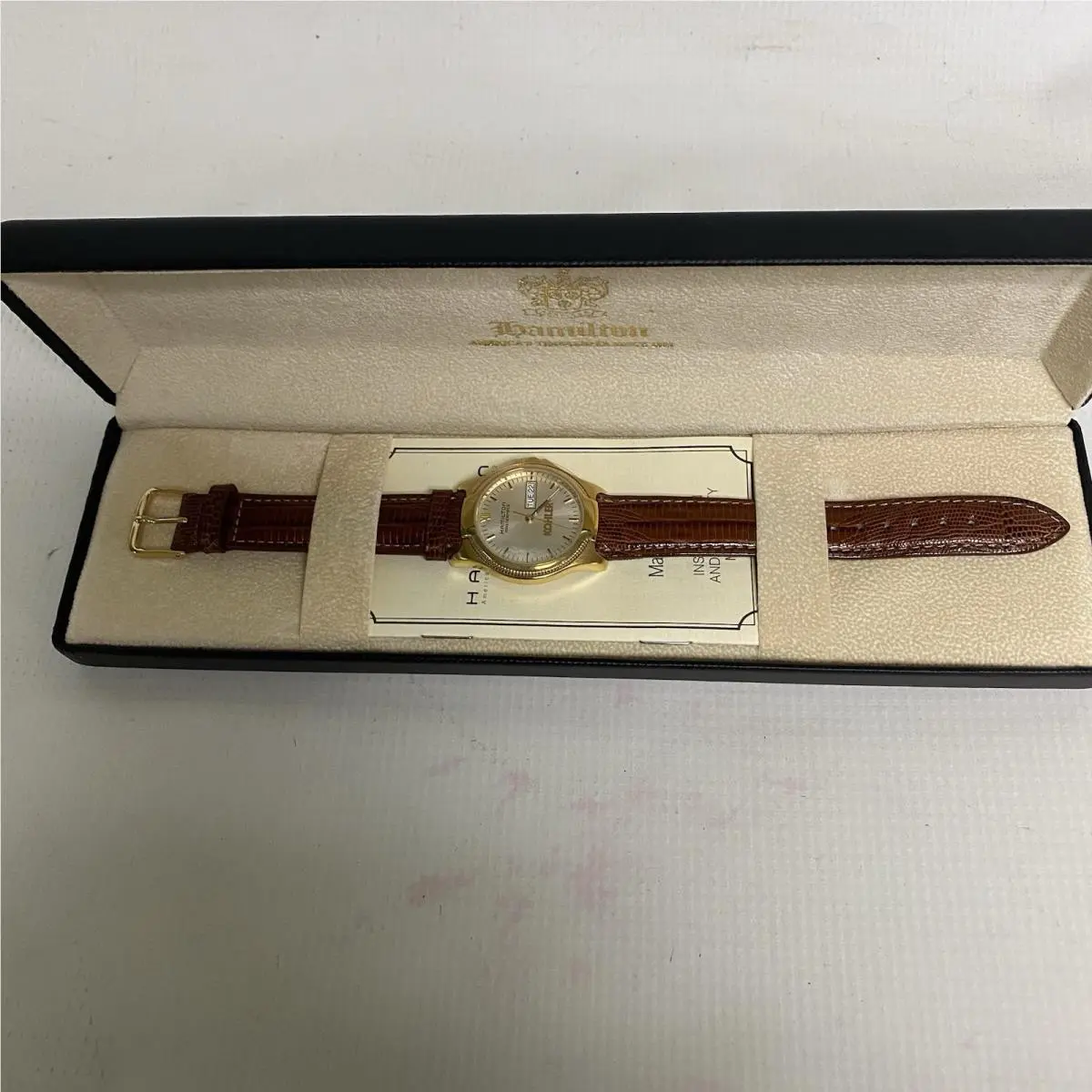 Hamilton Masterpiece Kohler Watch 8458 1991-2001 W/ Coa