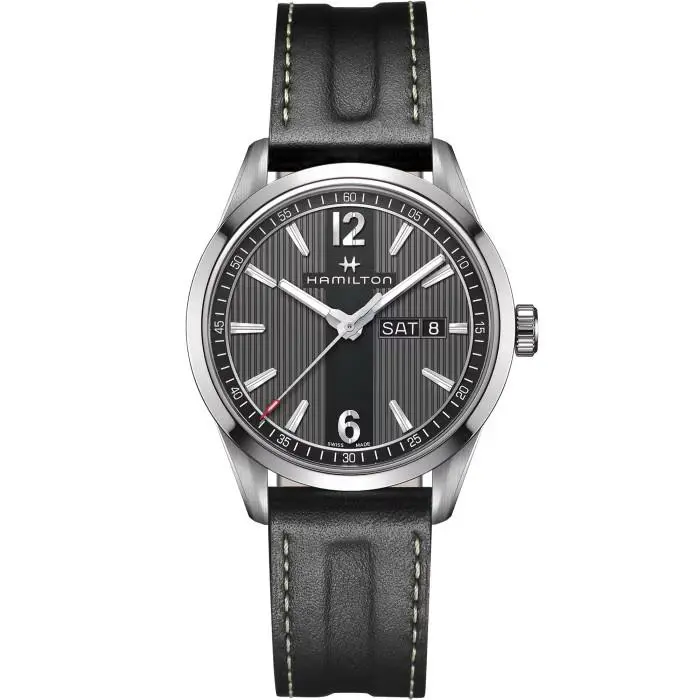 Hamilton H433110 H43311735 Broadway Quartz Wristwatch Men