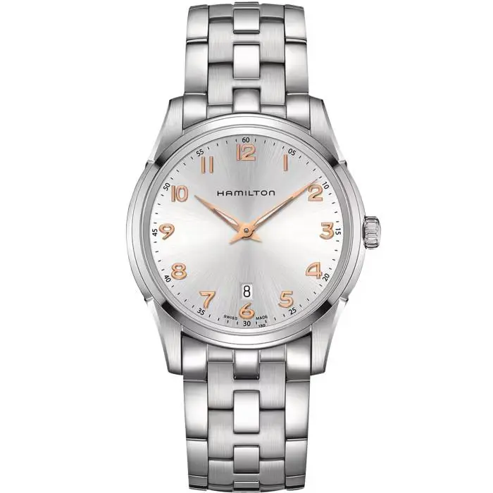 Hamilton Jazzmaster Slimline Quartz H38511113 Timepiece Stainless 42mm Watch