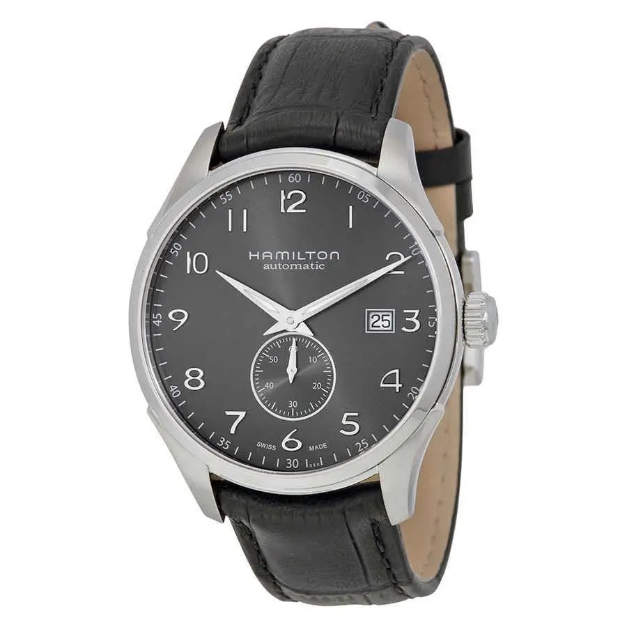 Hamilton Jazzmaster Maestro Automatic Black Dial Black Leather Men`s Watch