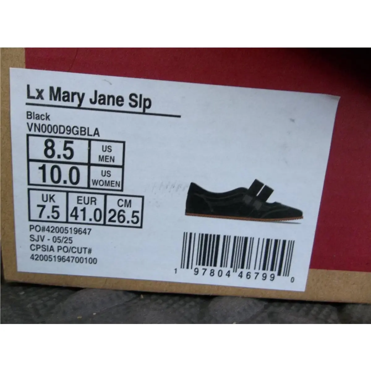 Vans shoes - VANS LX MARY JANE SLIP ON - Black 3