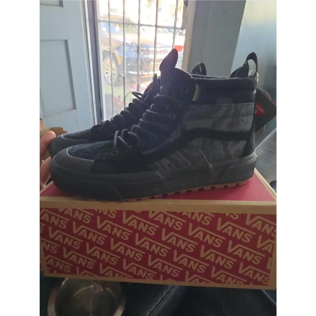 Vans Sneakers Sk8 Hi Mte 2 Black Camouflage Men`s Size 8 Primaloft Insulated