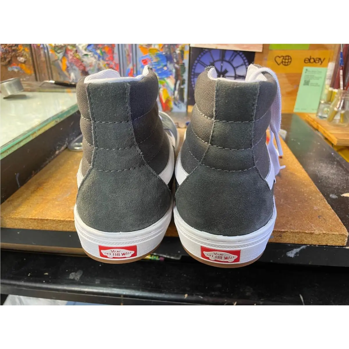 Vans shoes - Vans Skate Sk8-Hi - Skate - VN0005V039L - Gray 0