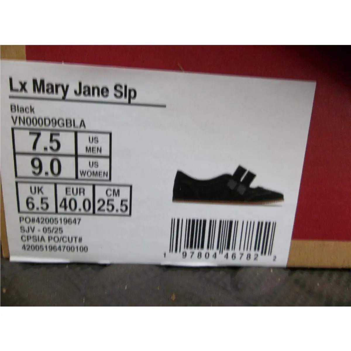 Vans shoes - VANS LX MARY JANE SLIP ON - Black 3
