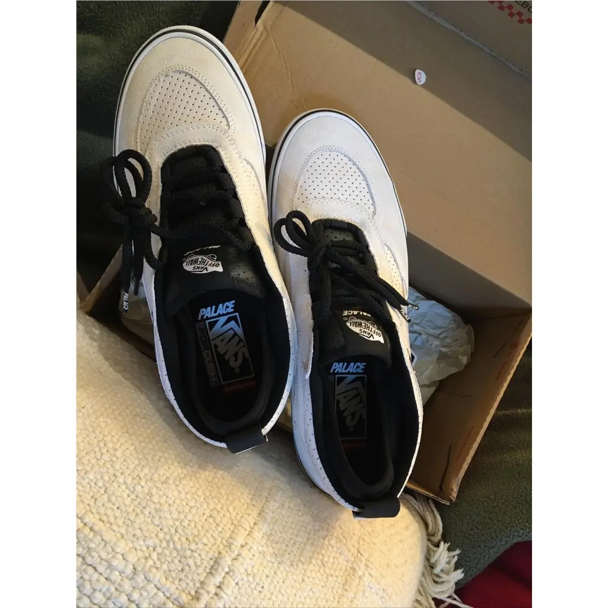 Vans shoes - VANS Palace Low - Palace Low - VN0007QXJVY - White 8