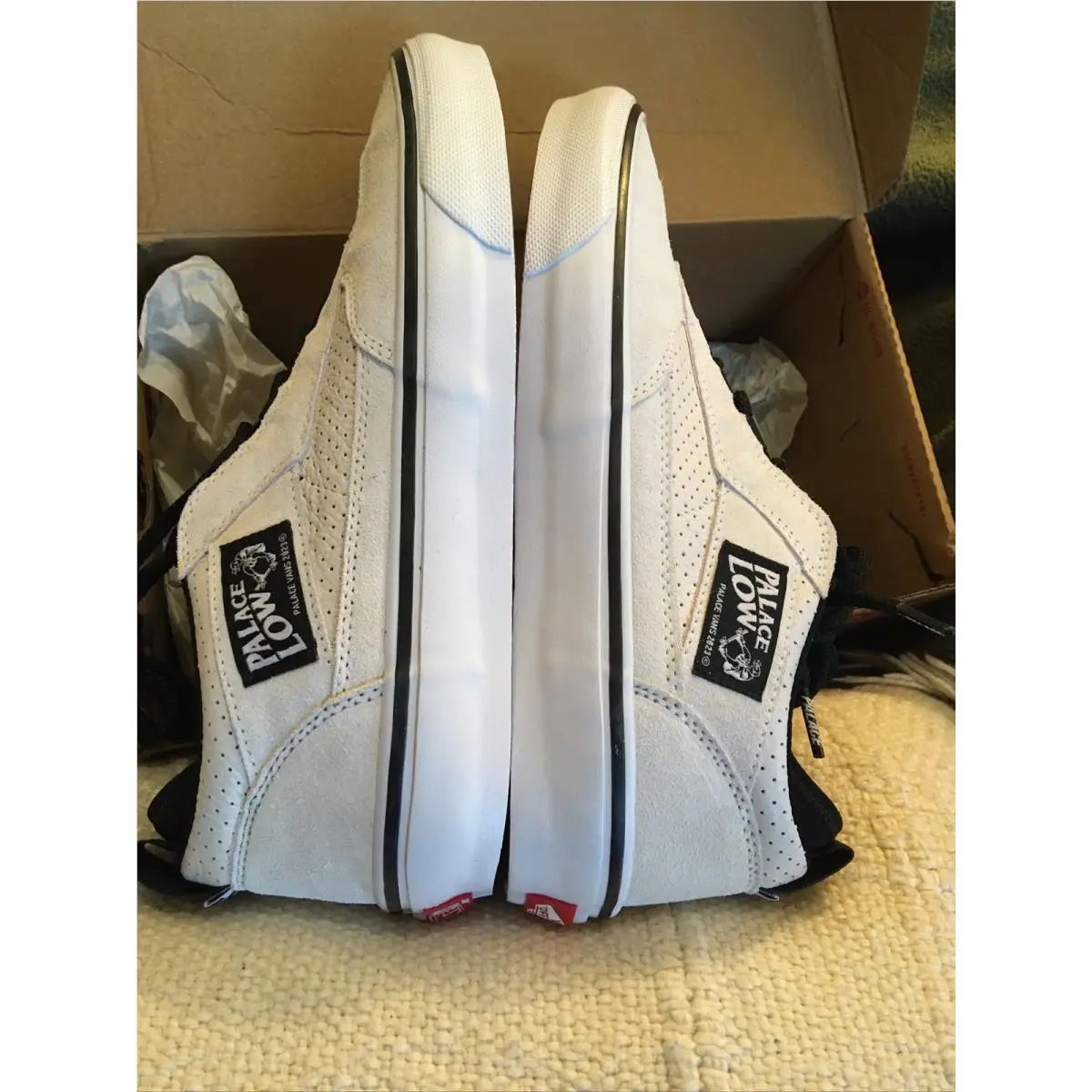 Vans shoes - VANS Palace Low - Palace Low - VN0007QXJVY - White 10