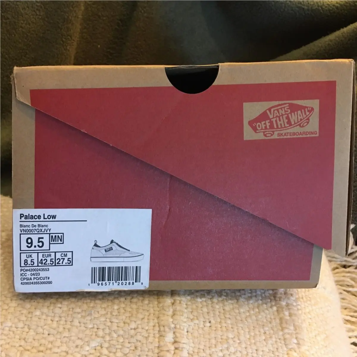 Vans shoes - VANS Palace Low - Palace Low - VN0007QXJVY - White 0