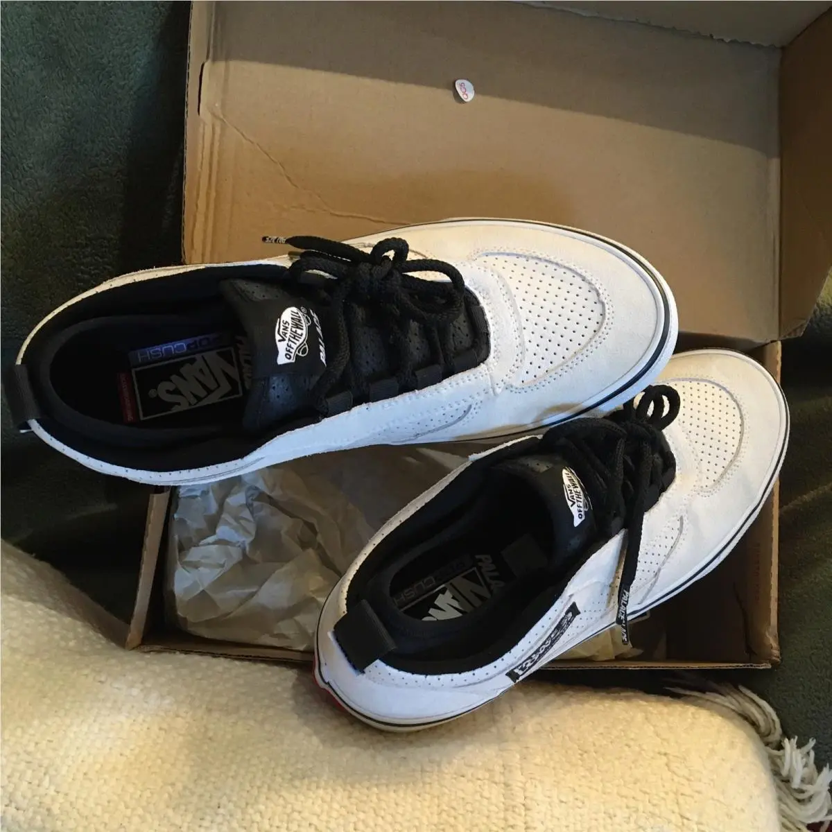 Vans shoes - VANS Palace Low - Palace Low - VN0007QXJVY - White 7