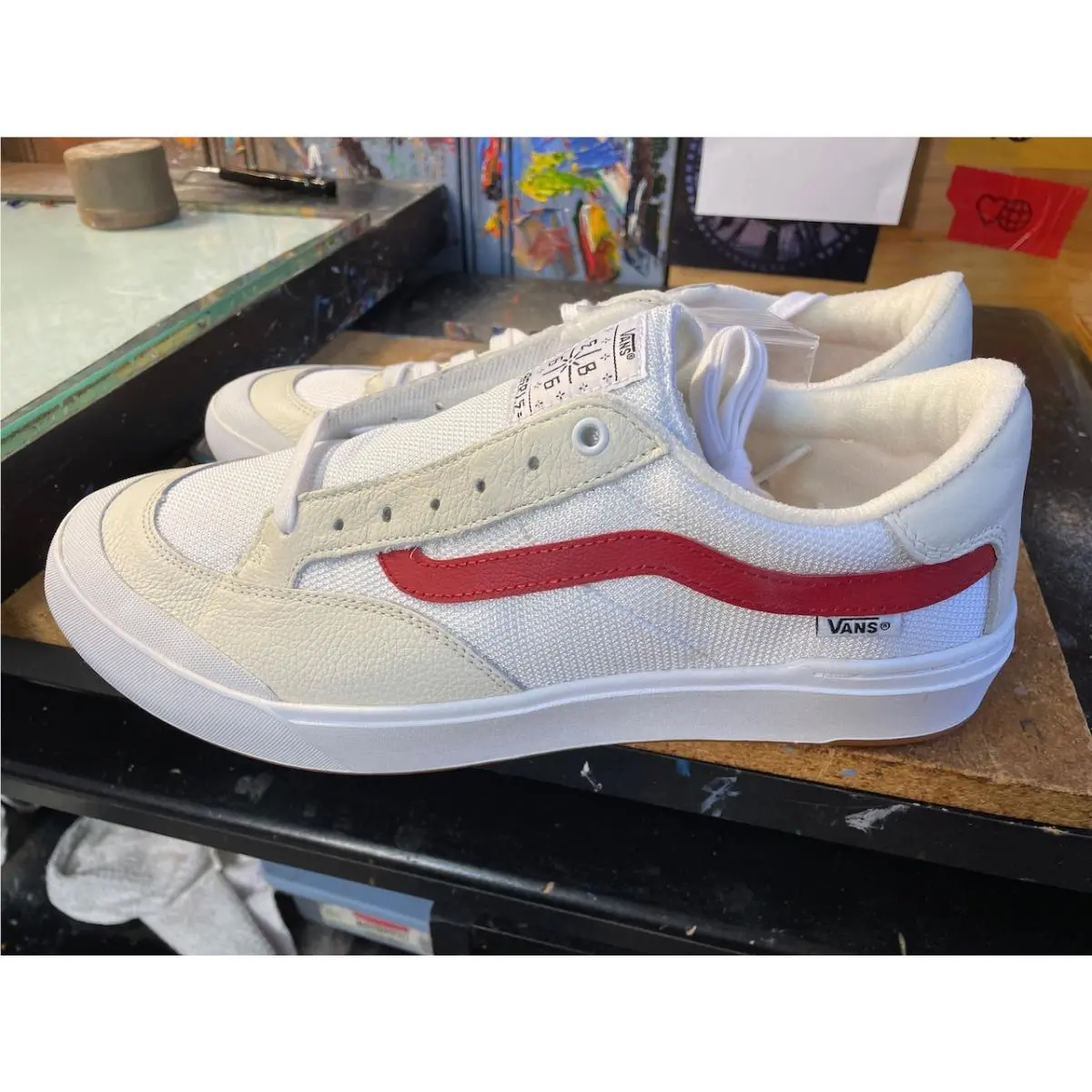 Vans Berle Sport Vtg Chili Pepper White Size US 13 Men Rare VN0A5JIJ9BJ