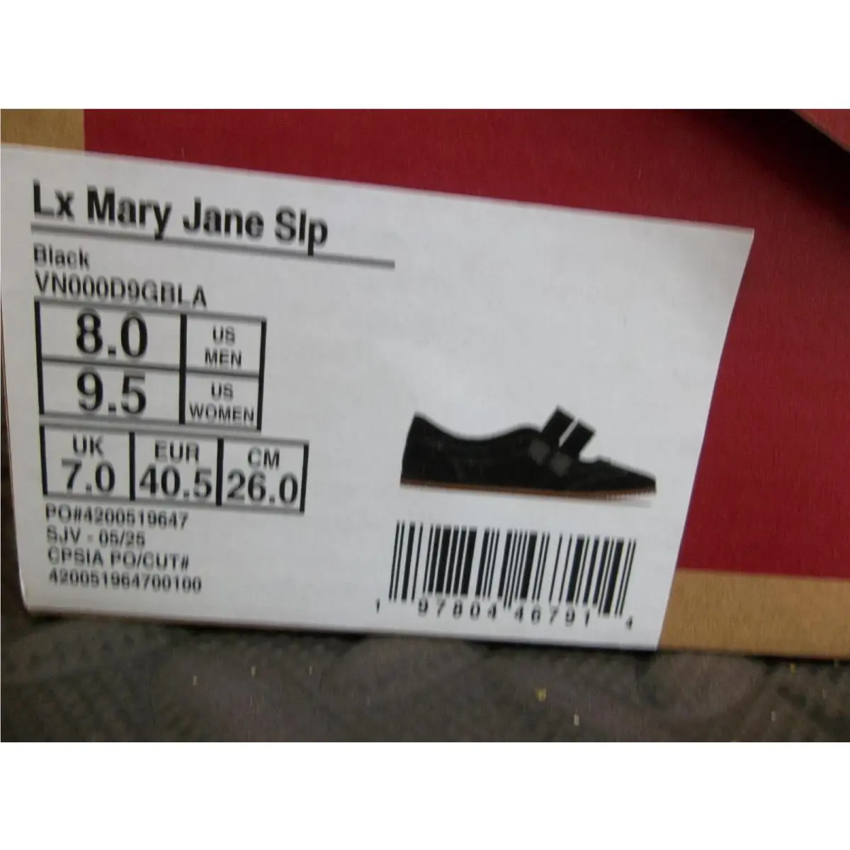 Vans shoes - VANS LX MARY JANE SLIP ON - Black 3