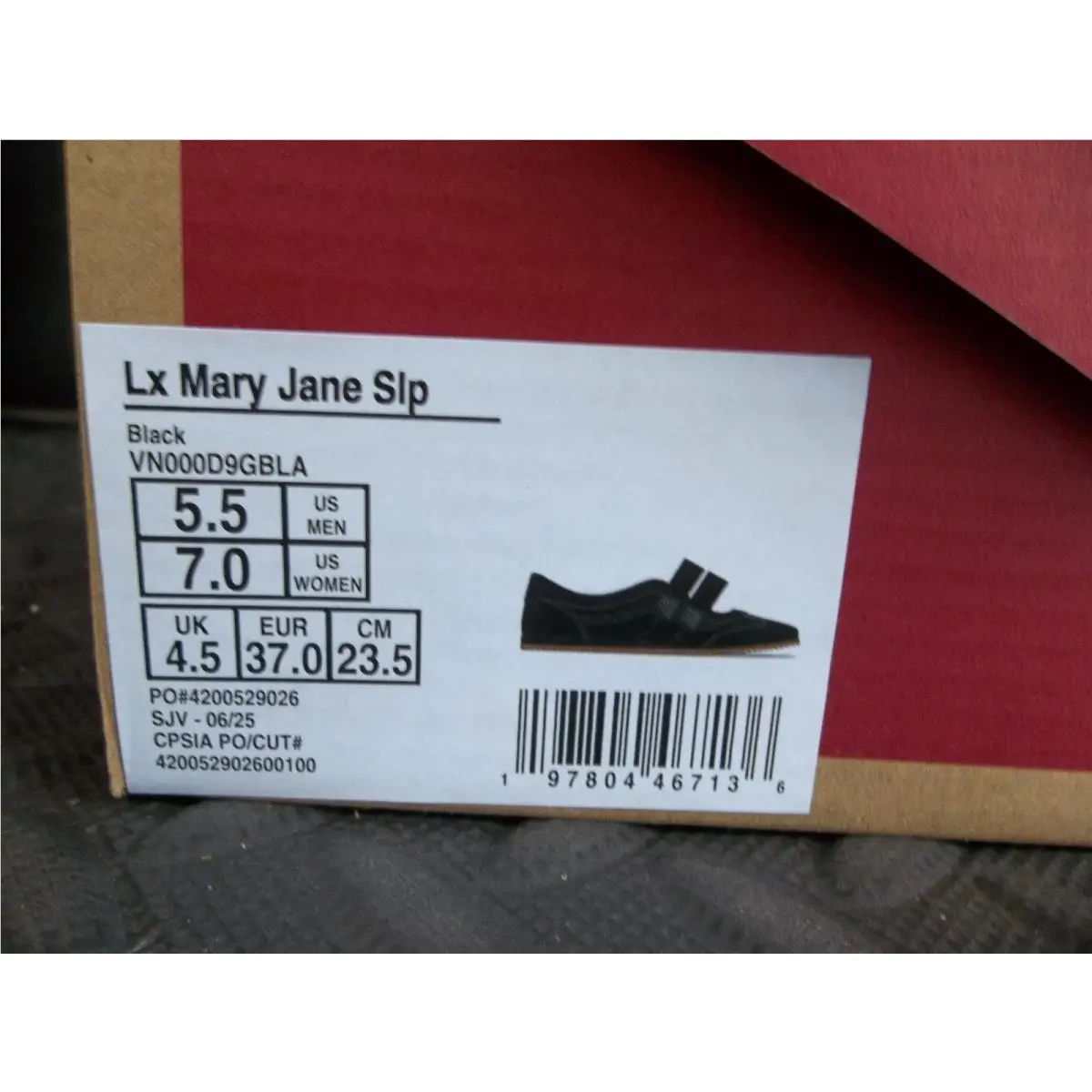 Vans shoes - VANS LX MARY JANE SLIP ON - Black 3