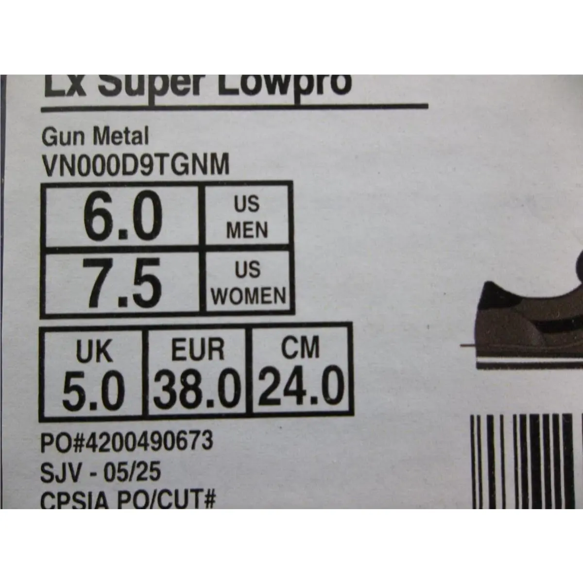Vans shoes - VANS LX SUPER LOWPRO - SUPER LOWPRO - GUN METAL 3