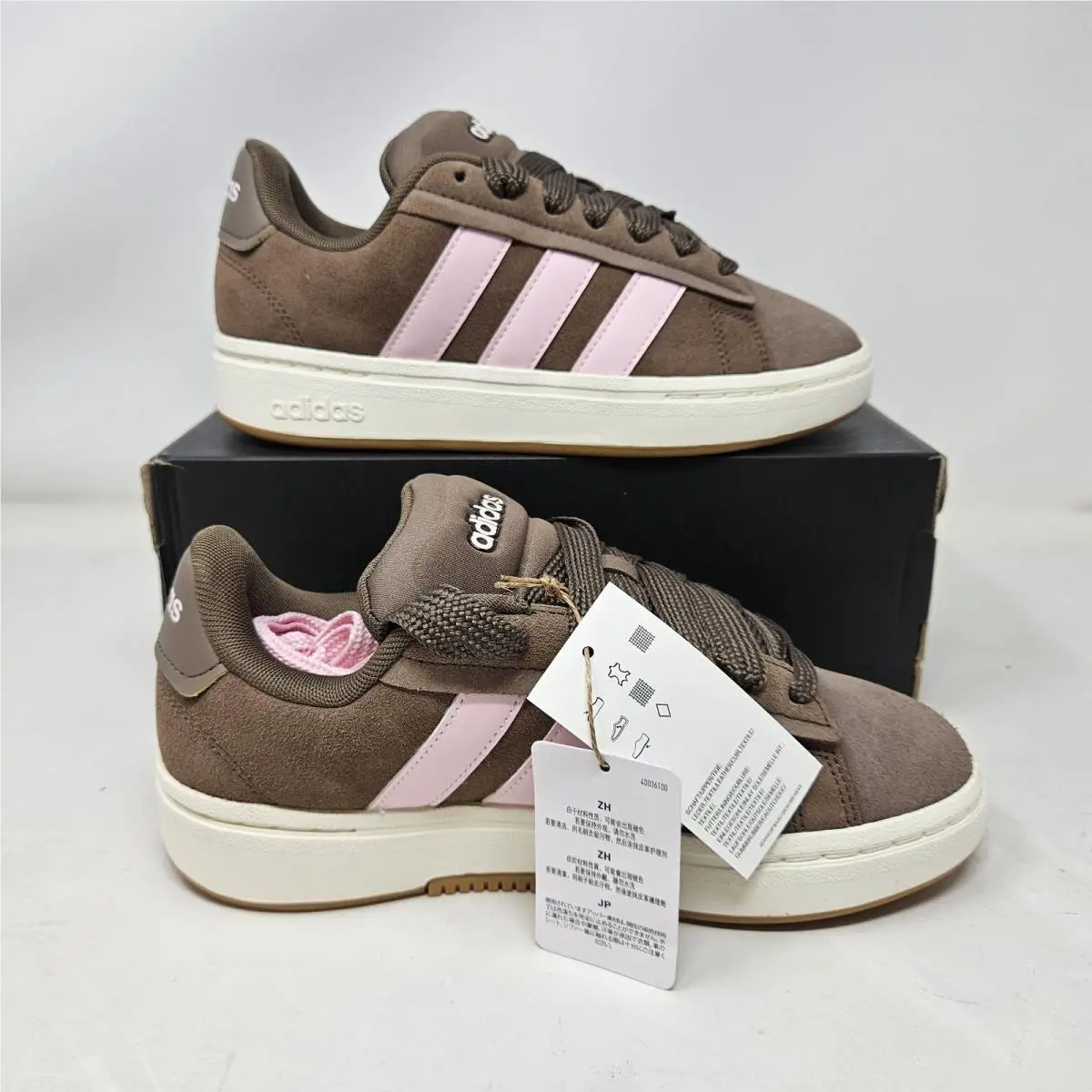 Adidas shoes - adidas Grand Court - Grand Court - JR0541 - Brown - Pink 0