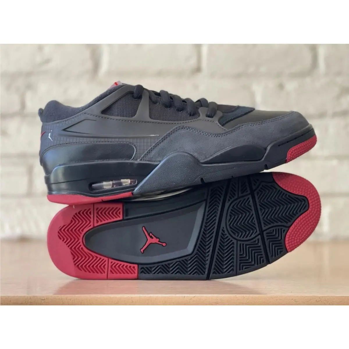 Nike shoes - Air Jordan 4 - Air - FQ7939060 - Black Varsity Red Anthracite 9