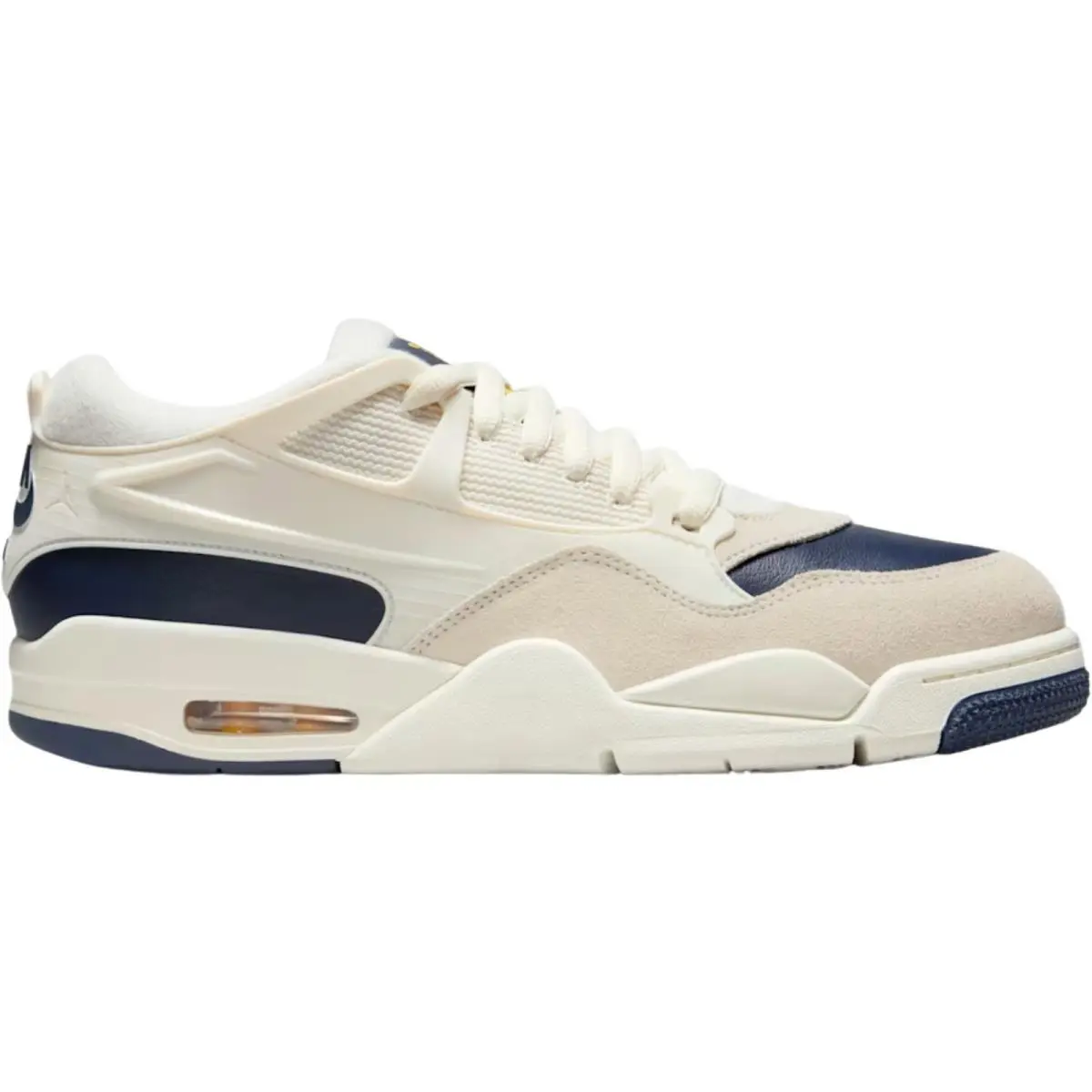 Air Jordan 4 RM Men Sneaker Shoe US Size 7-14 Colors Casual Sail/Phantom/University Gold/Midnight Navy by Nike