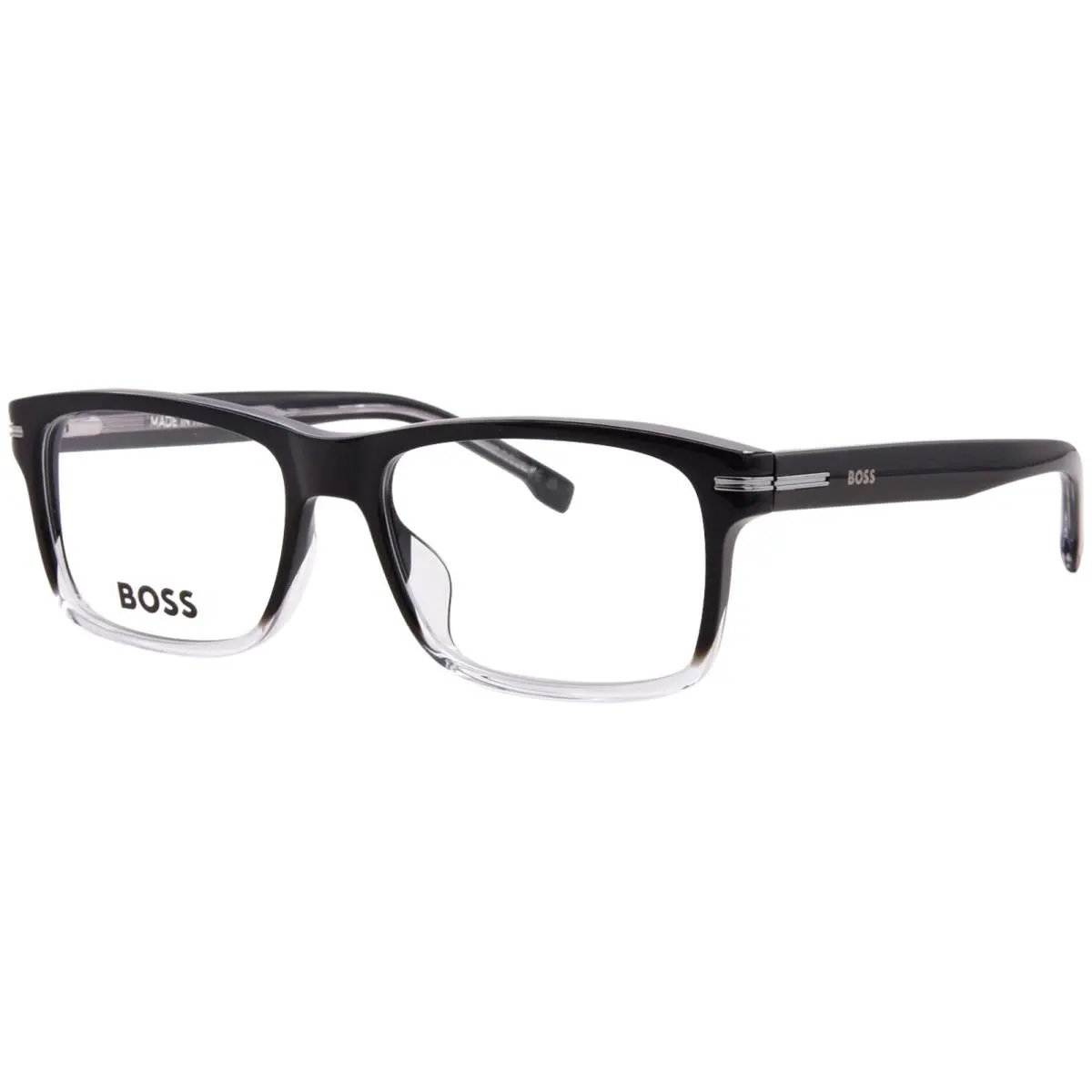 Hugo Boss 1856/G/U 81V Eyeglasses Men`s Black/shadow Crystal Full Rim 54mm