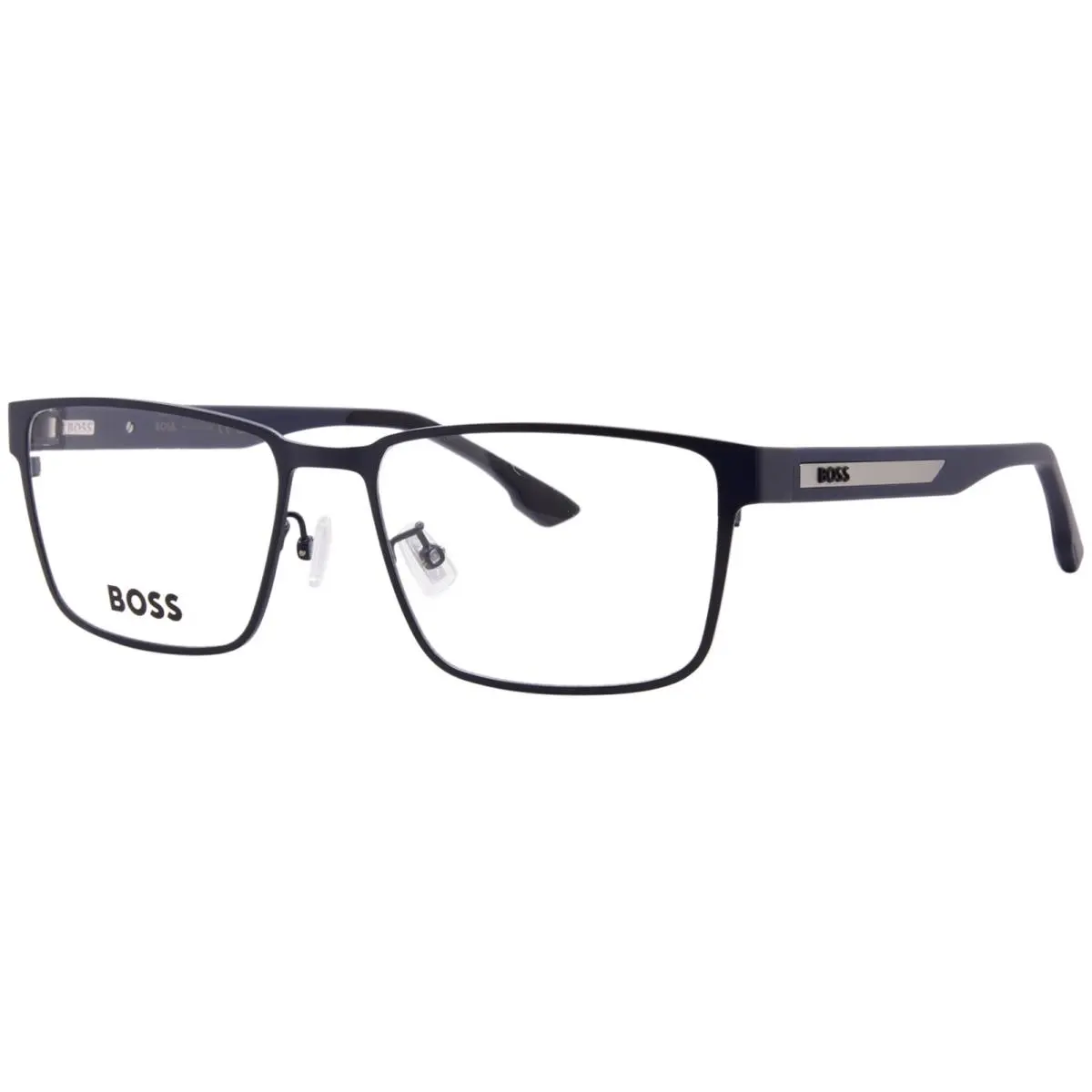 Hugo Boss 1912/G Fll Eyeglasses Men`s Matte Blue Full Rim Rectangle Shape 57mm