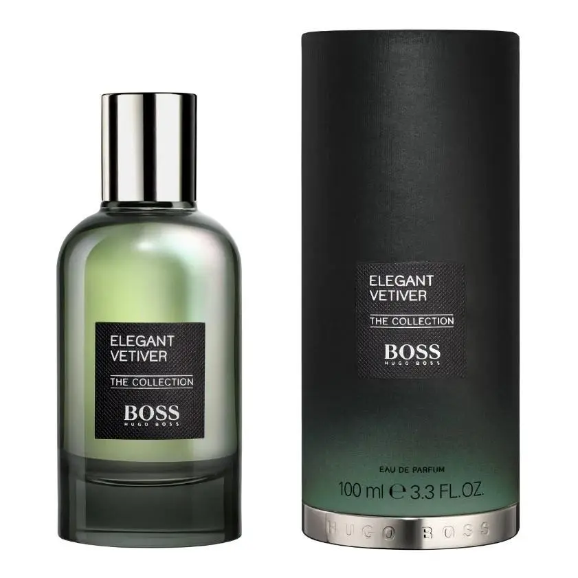 Hugo Boss Men`s The Collection Elegant Vetiver Edp Spray 3.4 oz Fragrances