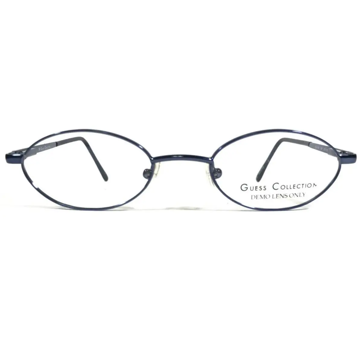 Guess Eyeglasses Frames GU4128 Ind Blue Round Full Wire Rim 45-19-135