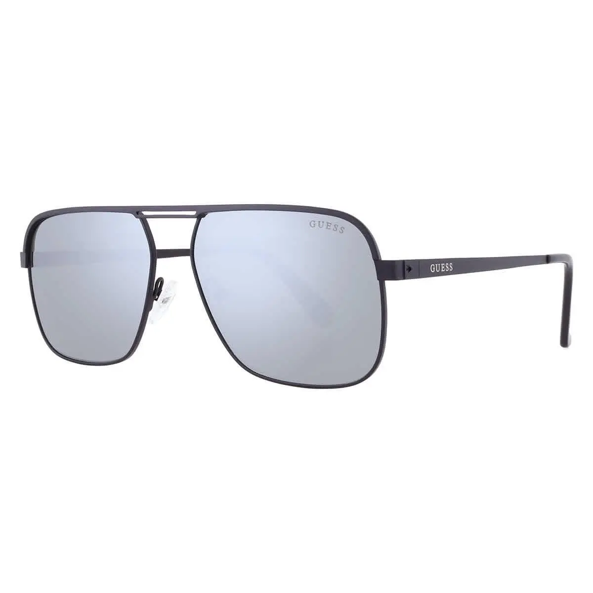 Green Mirror Navigator Men`s Sunglasses GU6939 02Q 58 GU6939 02Q 58 by Guess