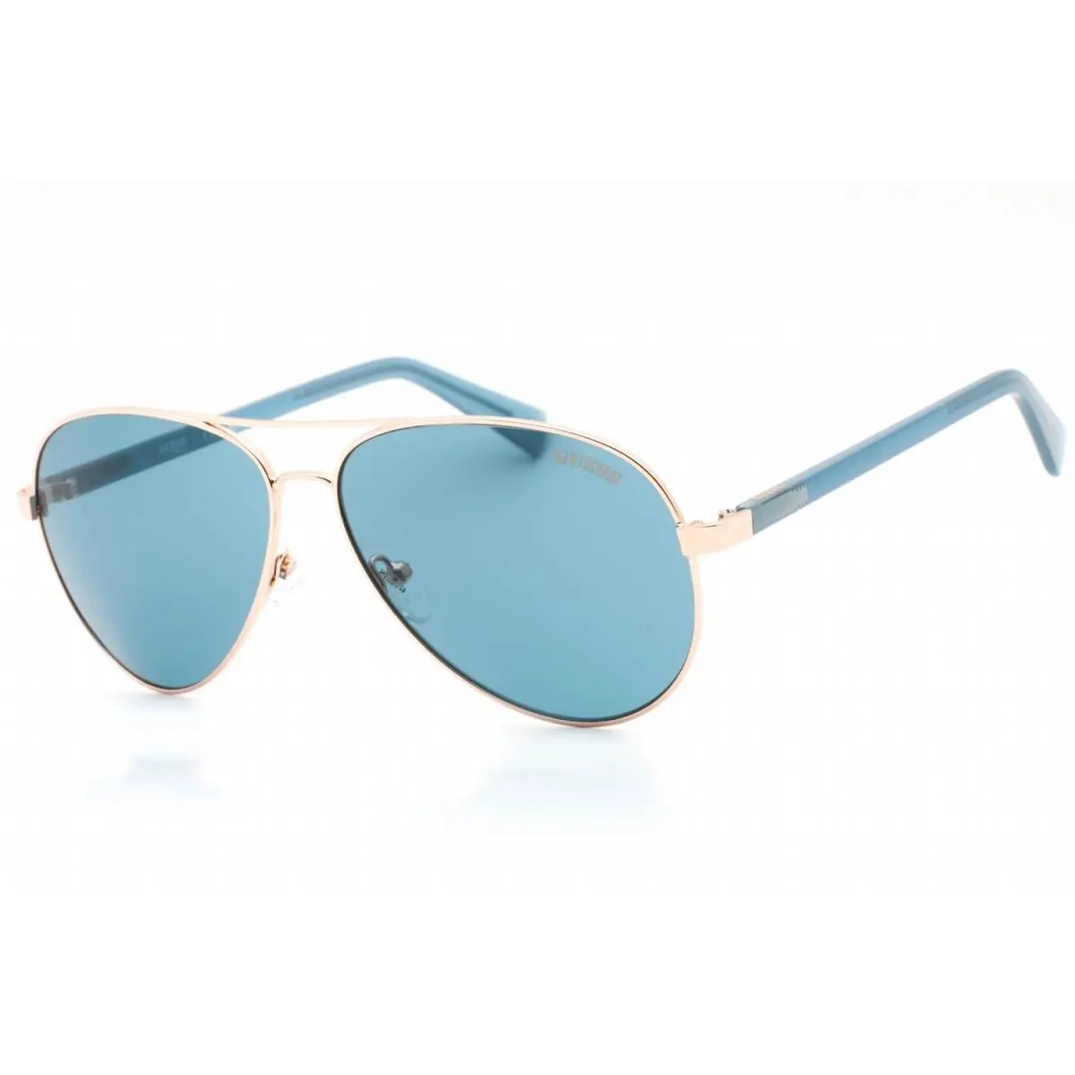 Guess GU8279 28V Shiny Rose Gold/blue 58-12-140 Sunglasses