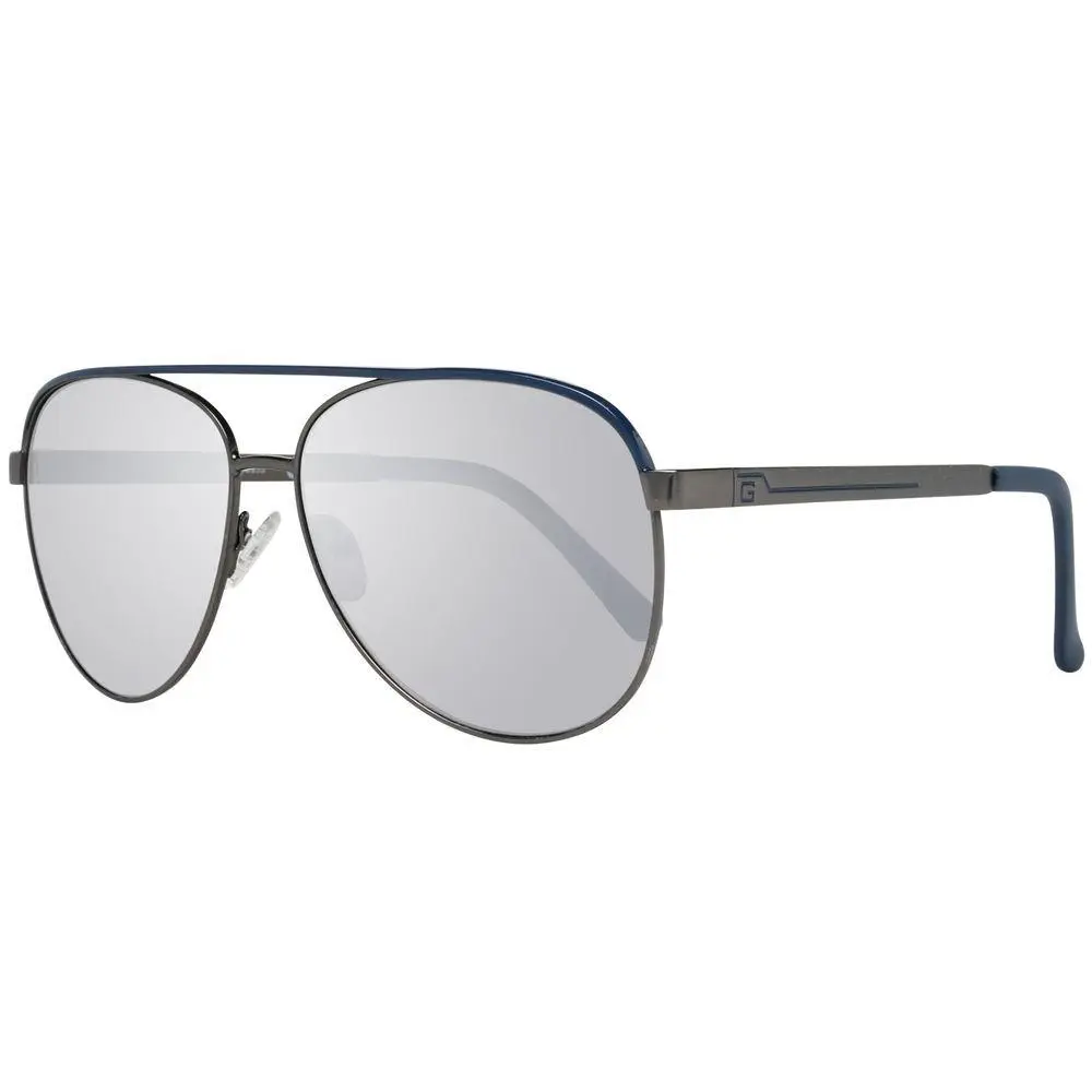 Gray Metal Sunglasses by Guess