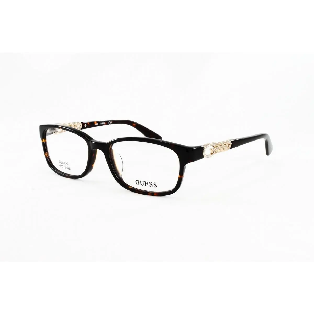 Guess Women`s Eyeglasses GU2558F 050 Dark Havana 54-17-135 Asian Fit