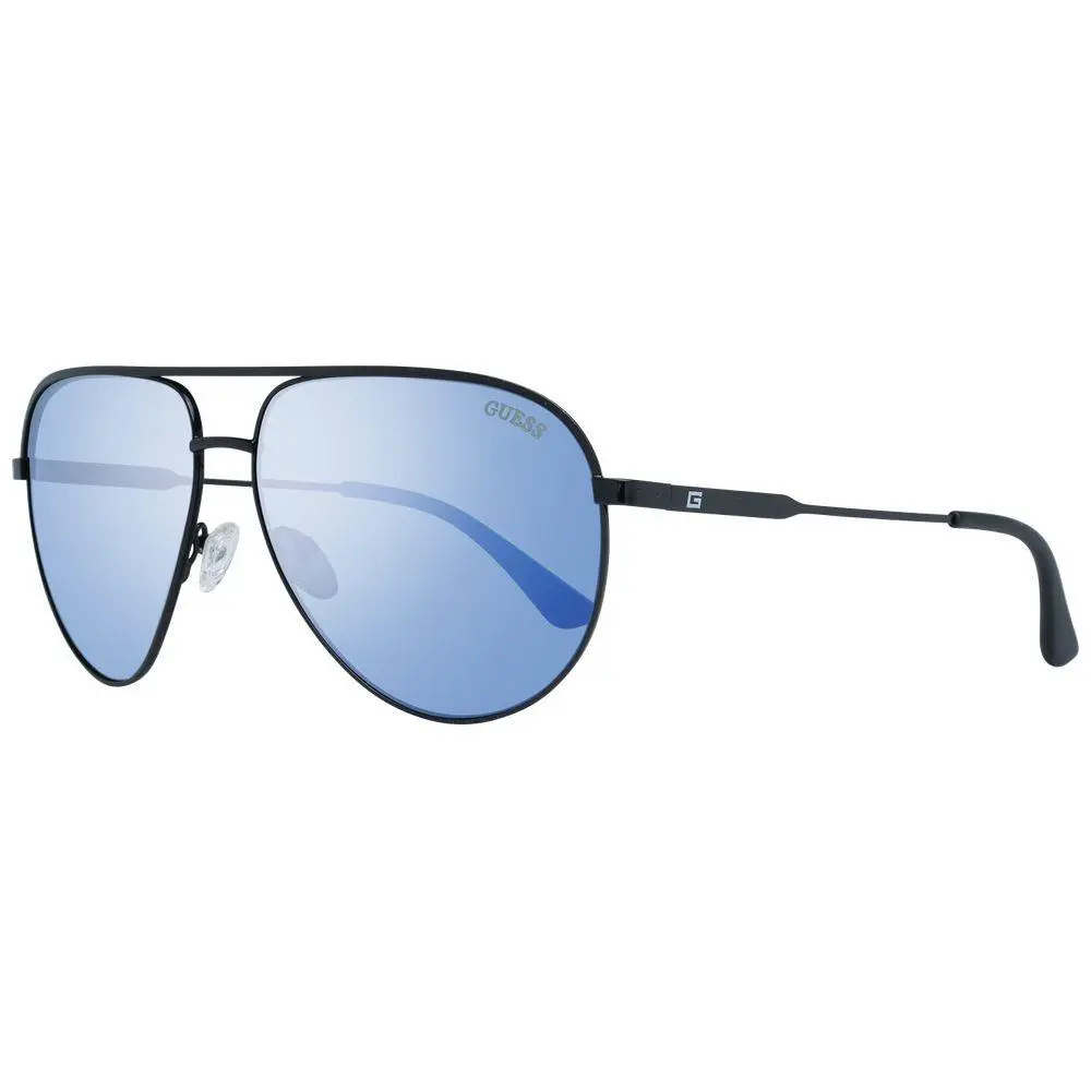 Black Metal Sunglasses - GU-1042877 by Guess