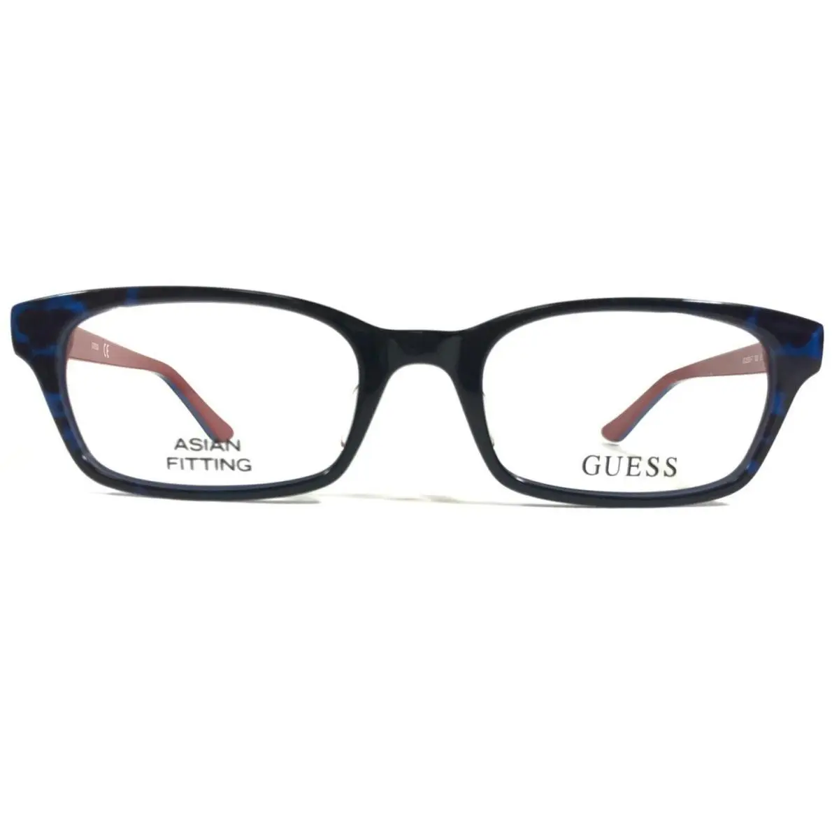 Guess Eyeglasses Frames GU2535-F 092 Blue Red Rectangular Full Rim 51-19-140