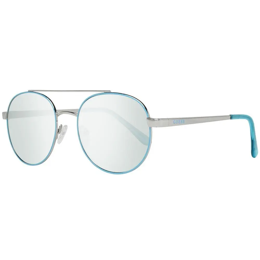 Turquoise Metal Sunglasses by Guess