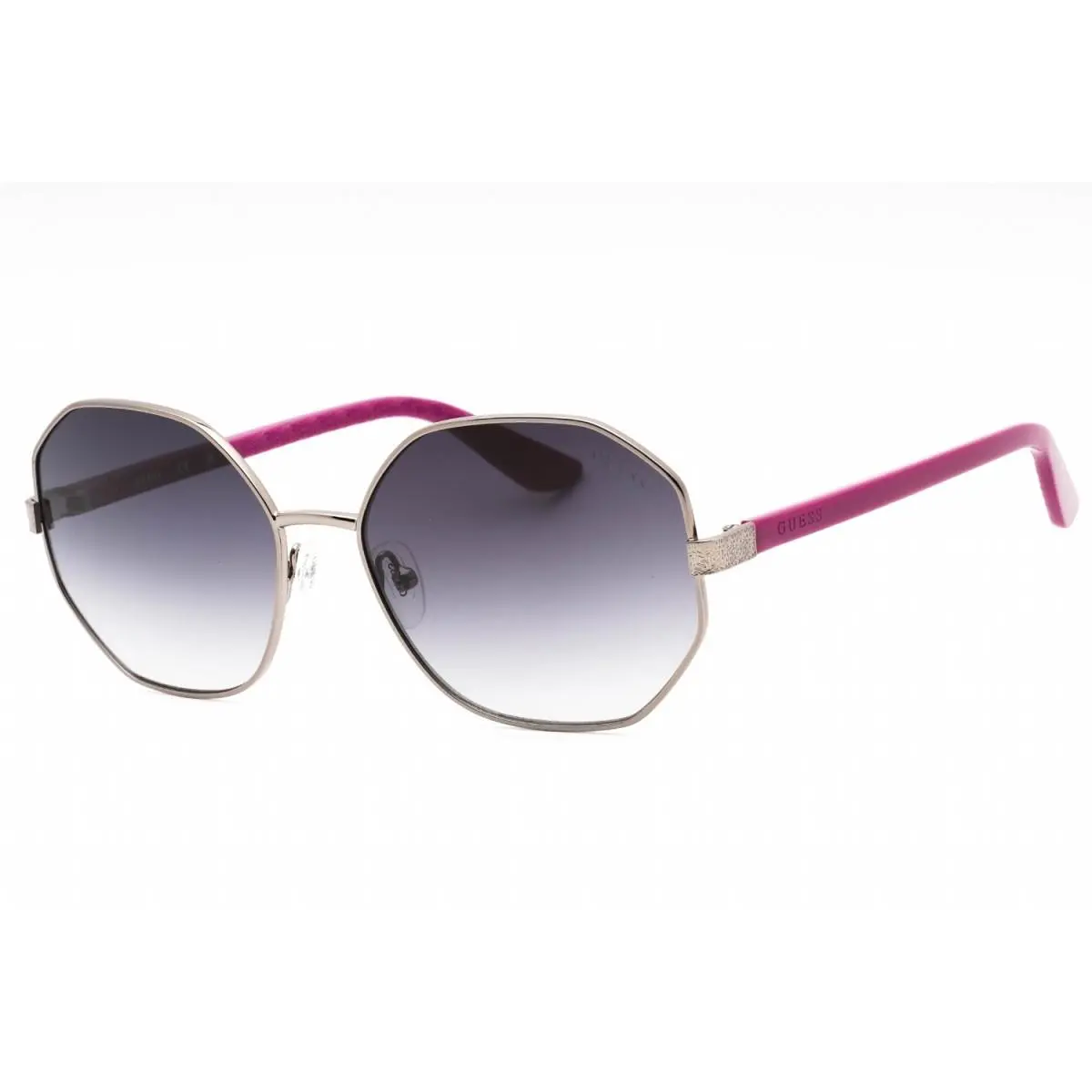 Guess GU7880-H 10B Shiny Light Nickeltin/smoke Gradient 58-17-140 Sunglasses
