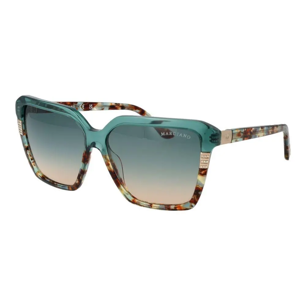 Marciano by Guess Turquoise Acetate Sunglasses - MA-1070944