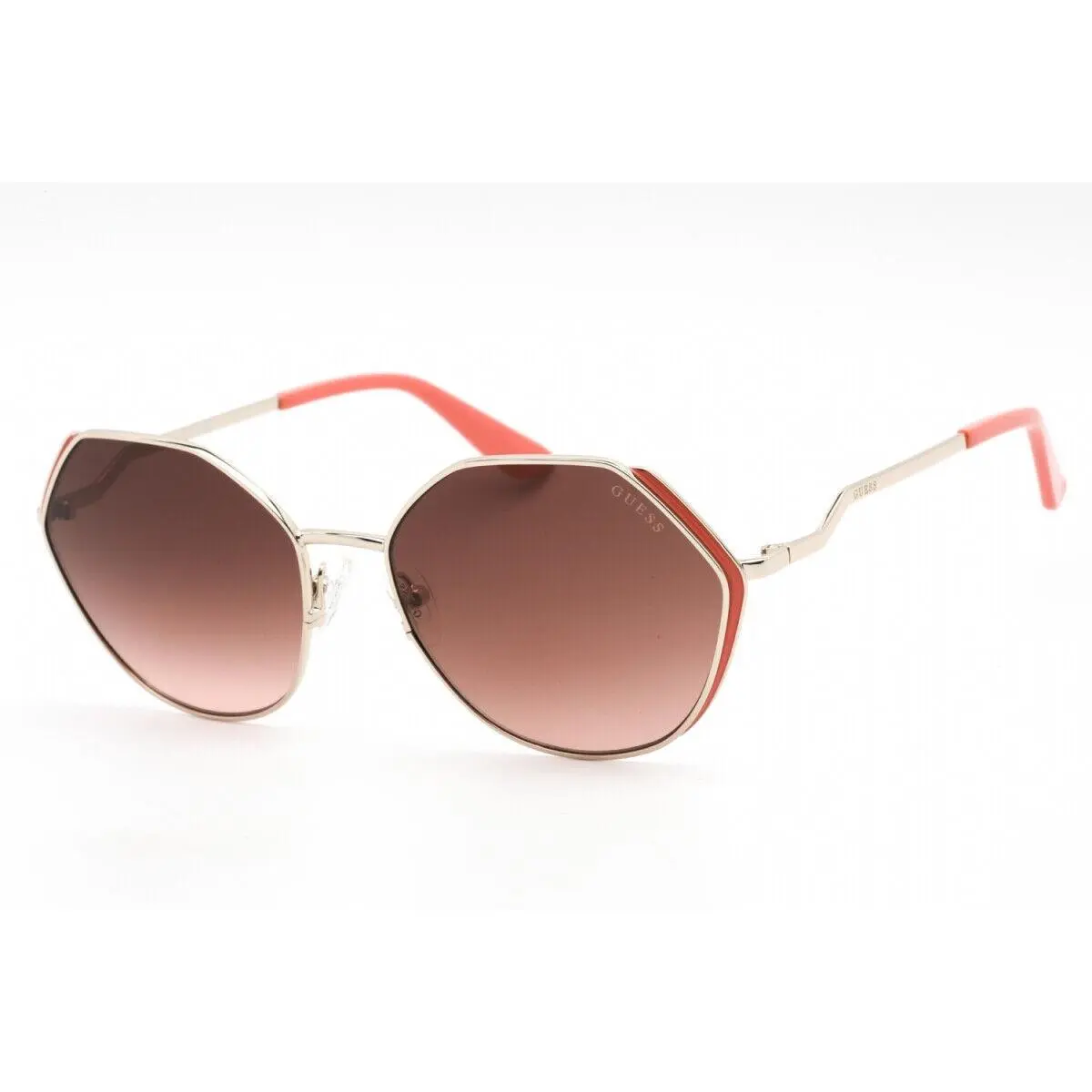 GU7842 32F Gold/gradient Brown 58-17-140 Sunglasses by Guess