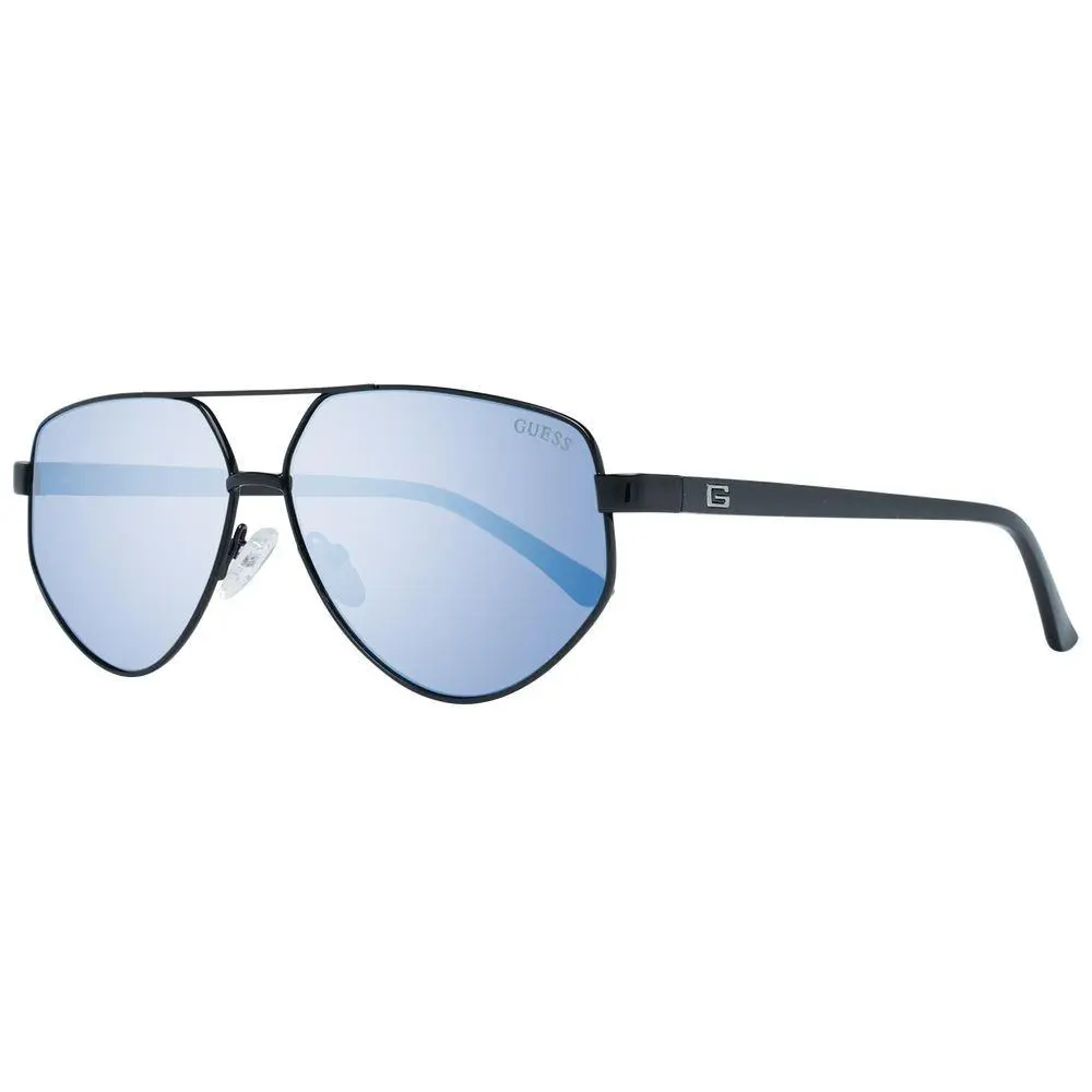 Black Metal Plastic Sunglasses by Guess