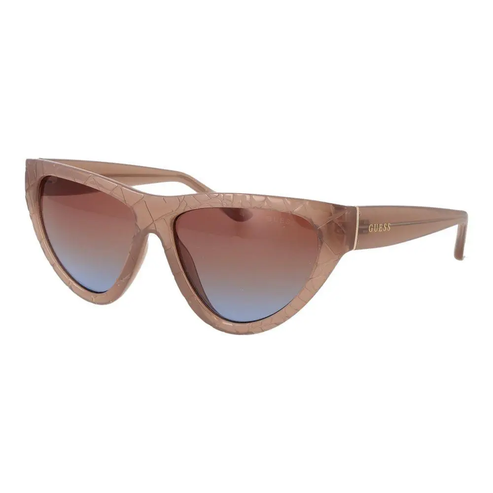 Beige Plastic Sunglasses by Guess